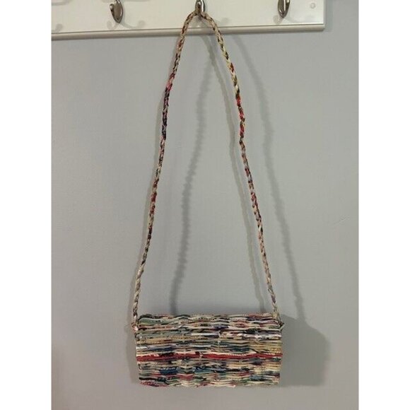 Rolled Newspaper Magazine Print Shoulder Bag Strap Unique 11" x 5" - Picture 2 of 8